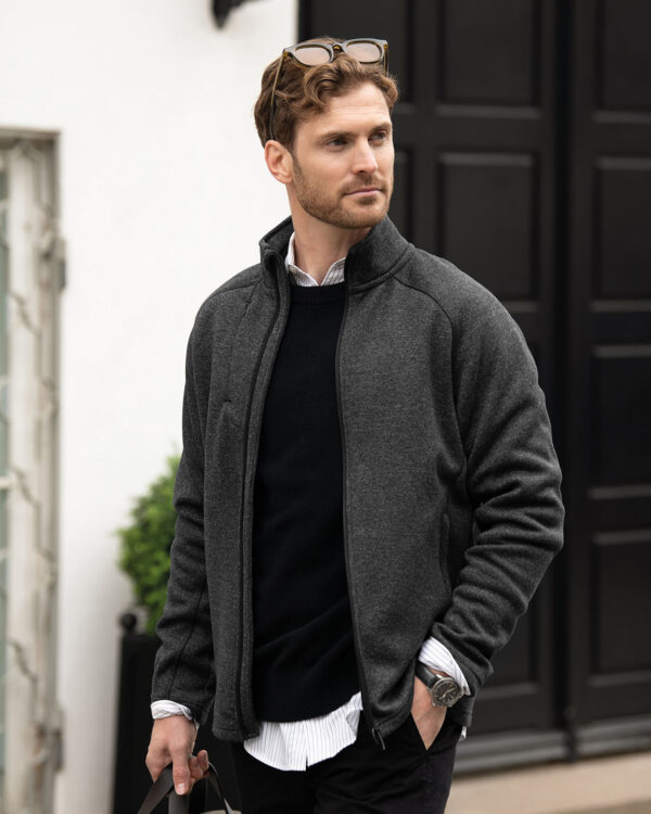 Montana  knitted fleece jacket