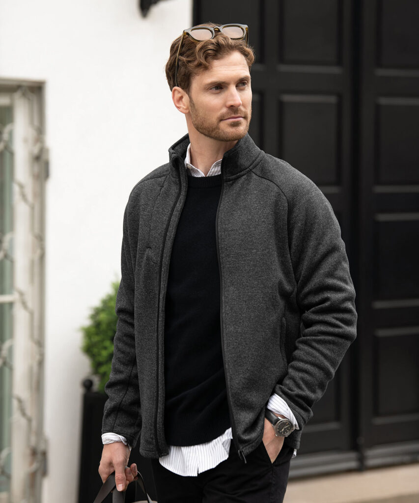 Montana  knitted fleece jacket