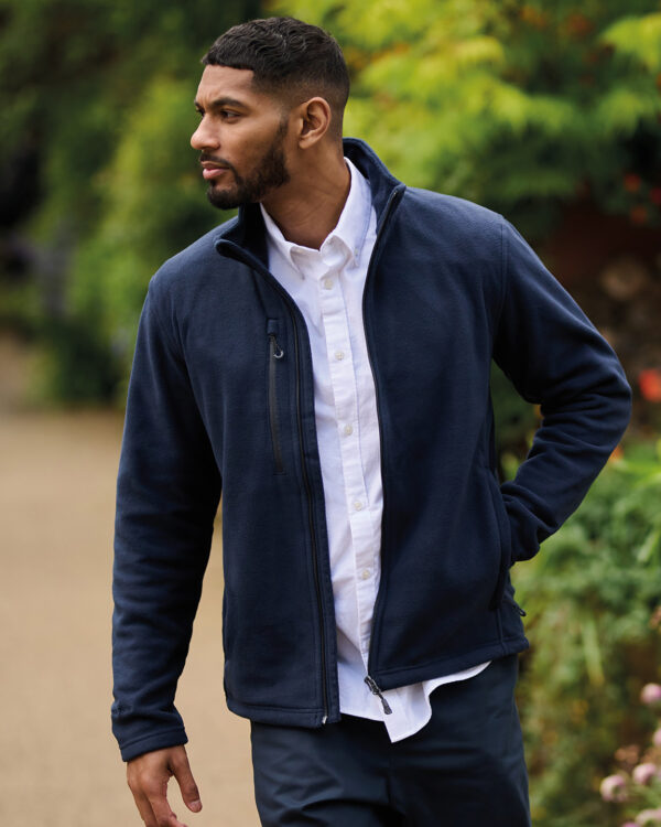 Honestly Made recycled full-zip fleece