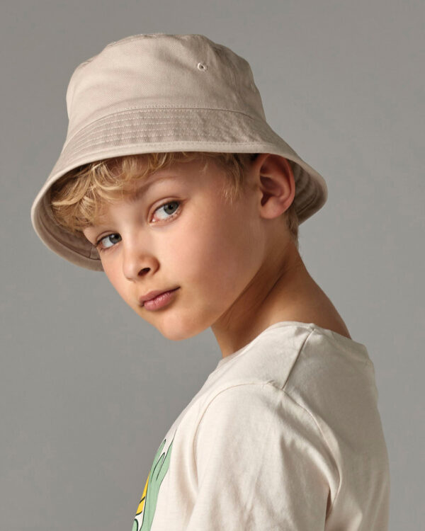 Junior organic cotton bucket hat