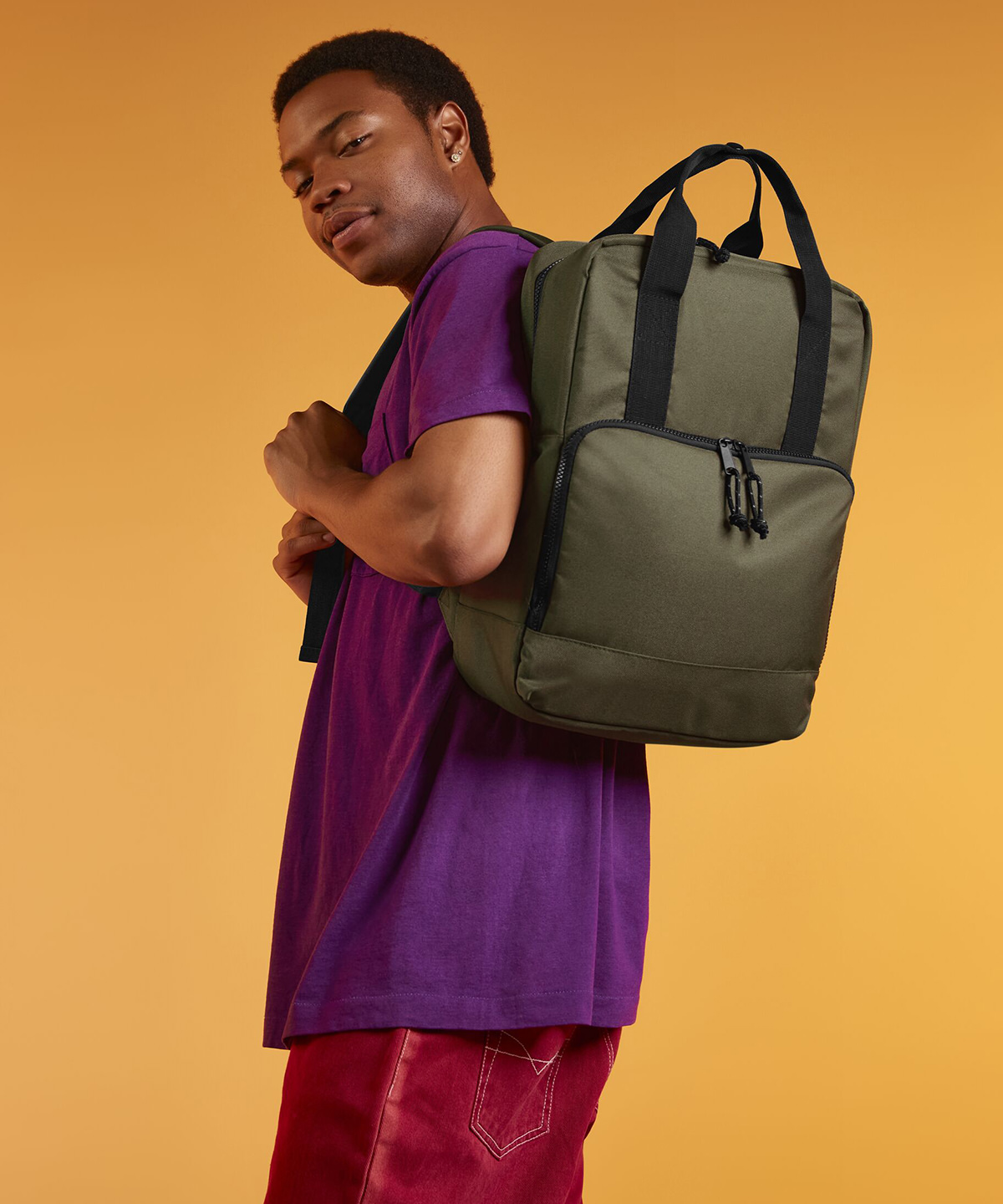 Recycled twin handle cooler backpack 1 Recycled twin handle cooler backpack