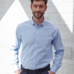 Long sleeve cotton-feel Coolplus® shirt