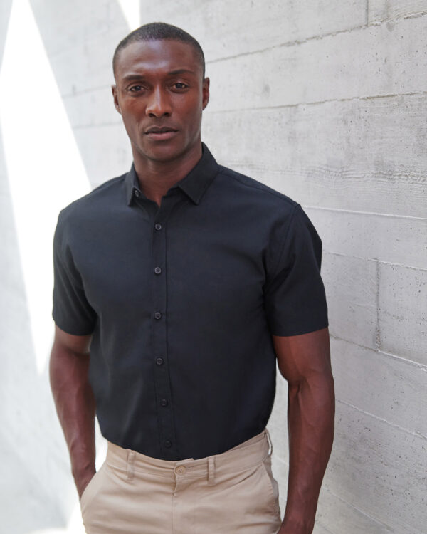 Short sleeve cotton-feel Coolplus® shirt