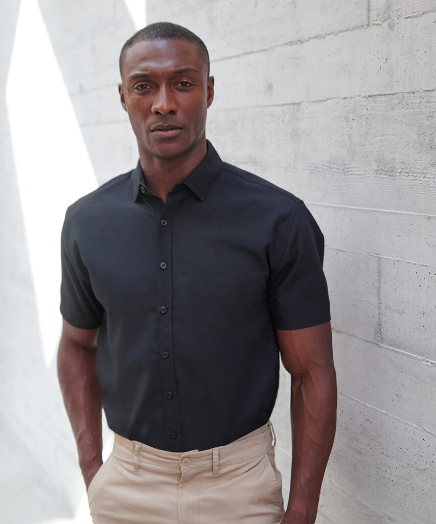 Short sleeve cotton-feel Coolplus® shirt