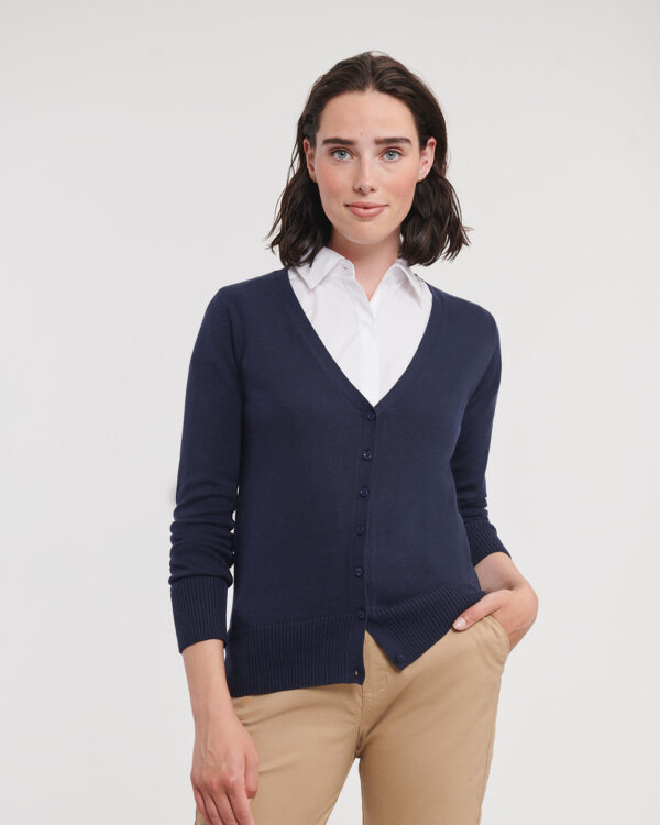 Women's v-neck knitted cardigan