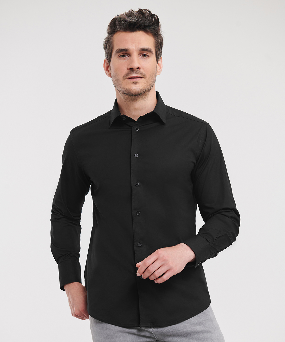 Long sleeve easycare fitted shirt 1 Long sleeve easycare fitted shirt