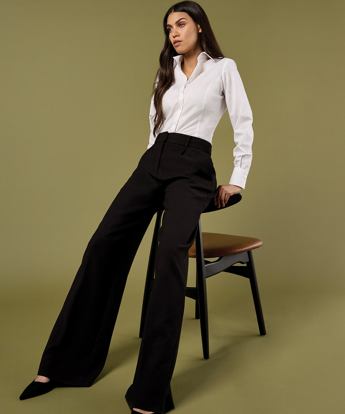Business blouse long-sleeved (tailored fit) 1 Business blouse long-sleeved (tailored fit)