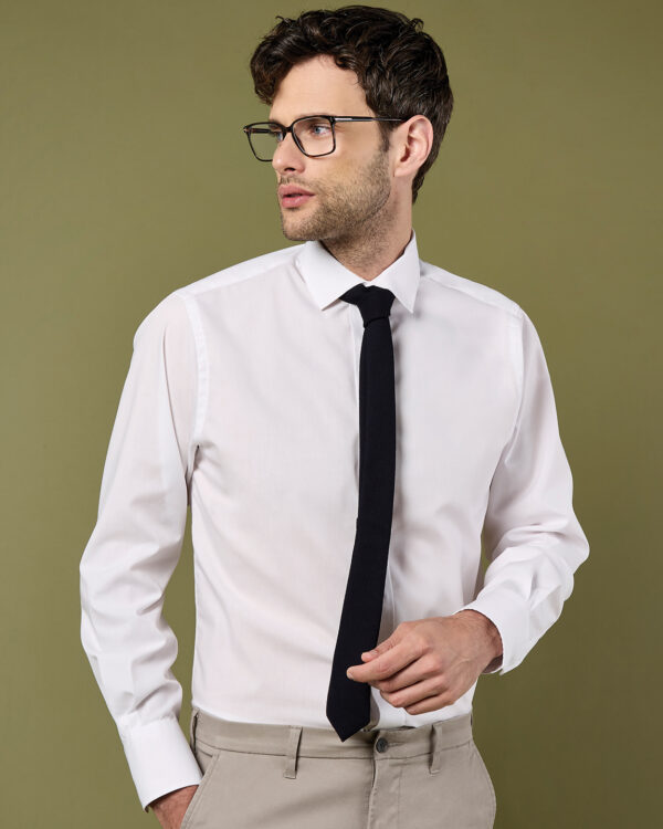 Tailored business shirt long-sleeved (tailored fit)