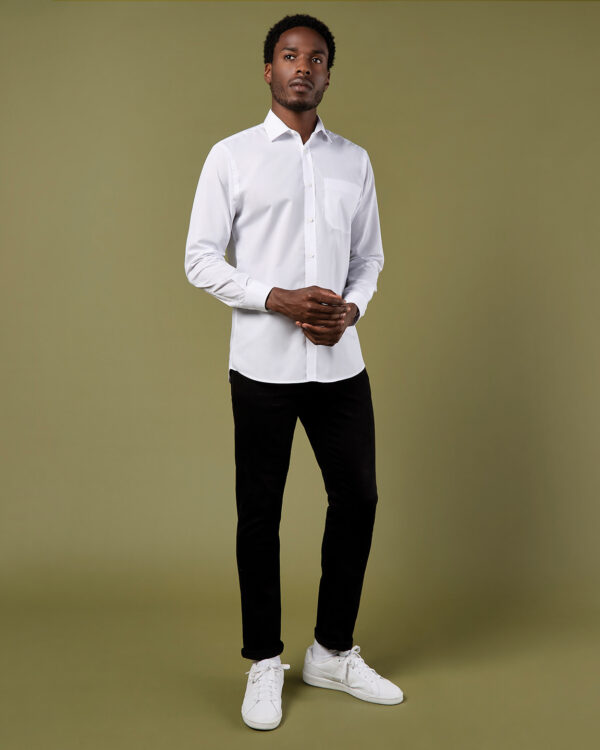Poplin shirt long-sleeved (tailored fit)
