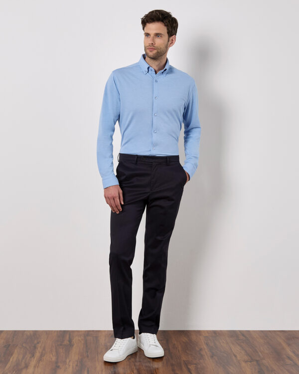Long sleeve Superwash® 60° piqué shirt (tailored fit)