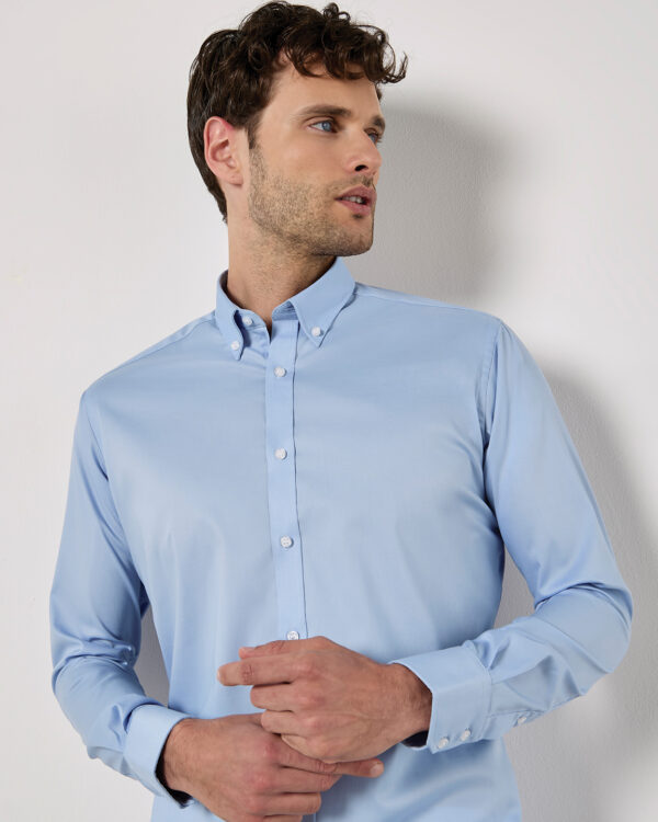 Stretch Oxford shirt long-sleeved (slim fit)