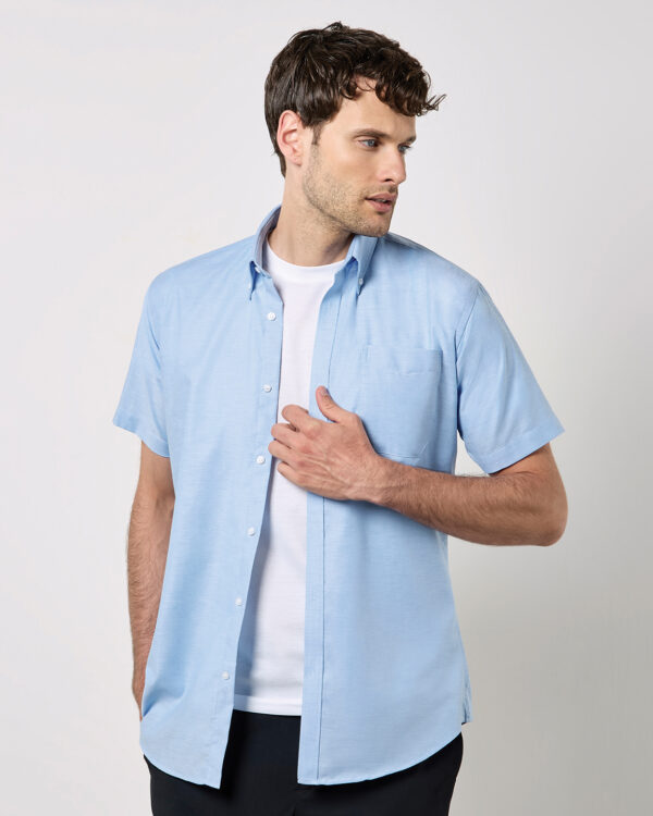 Slim fit workwear Oxford shirt short sleeve