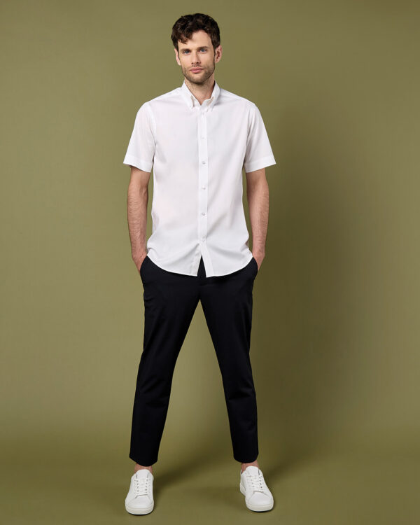 Premium Oxford shirt short-sleeved (tailored fit)