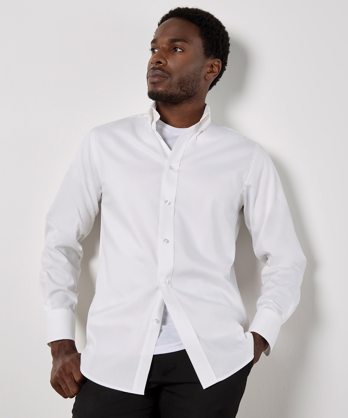 Premium Oxford shirt long-sleeved (tailored fit) 1 Premium Oxford shirt long-sleeved (tailored fit)