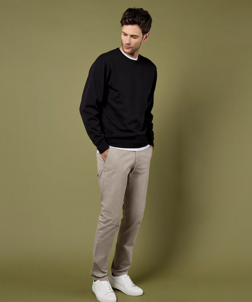 Regular fit Arundel crew neck sweater