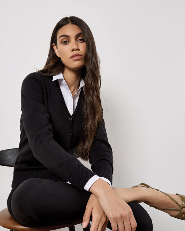 Women's Arundel v-neck cardigan long sleeve (classic fit)