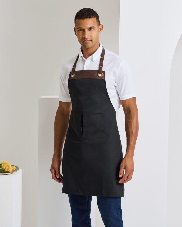 Espresso bib apron