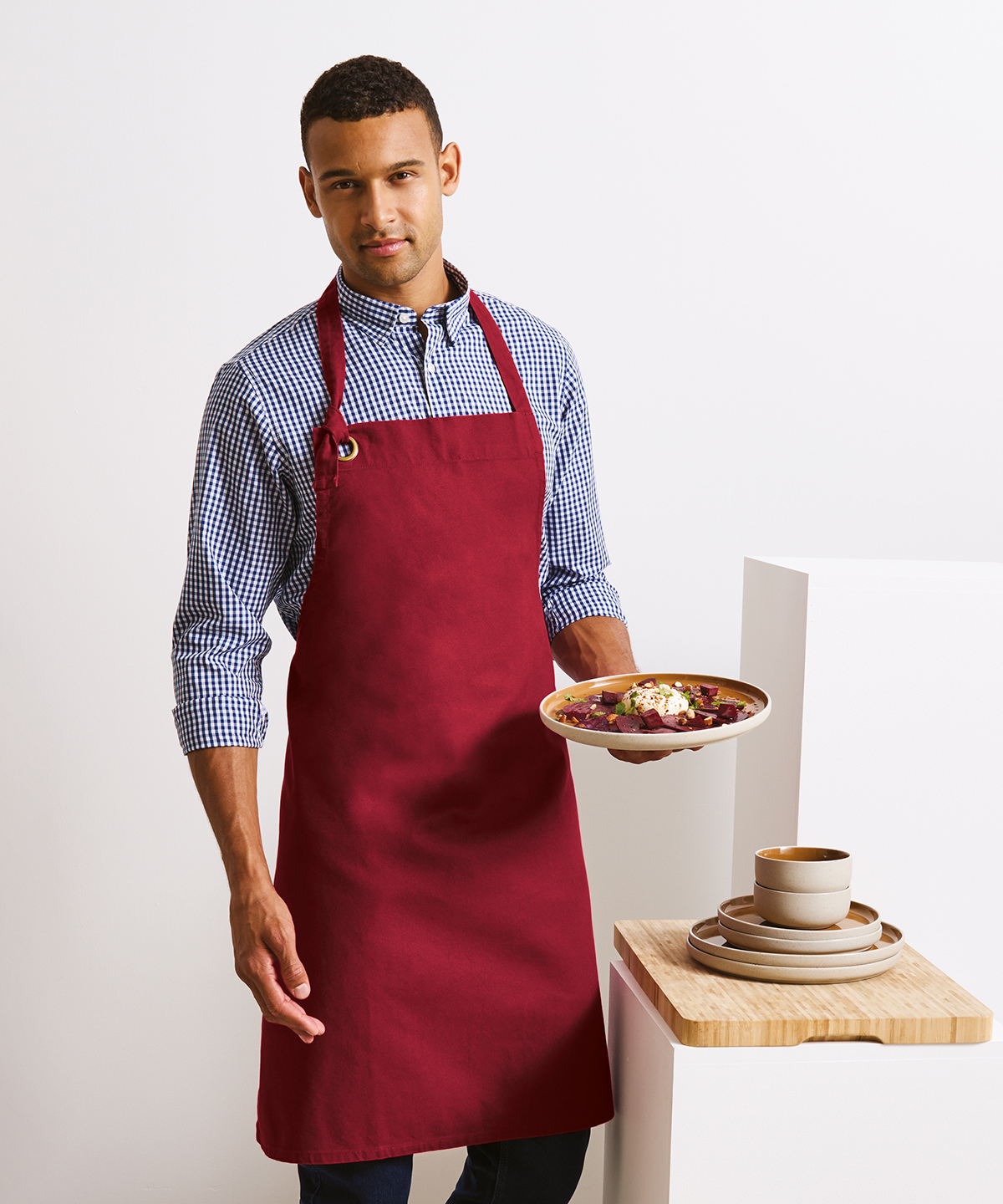 Calibre heavy cotton canvas bib apron 1 Calibre heavy cotton canvas bib apron