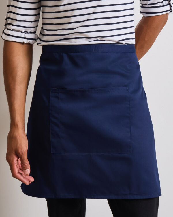 Colours collection mid-length pocket apron