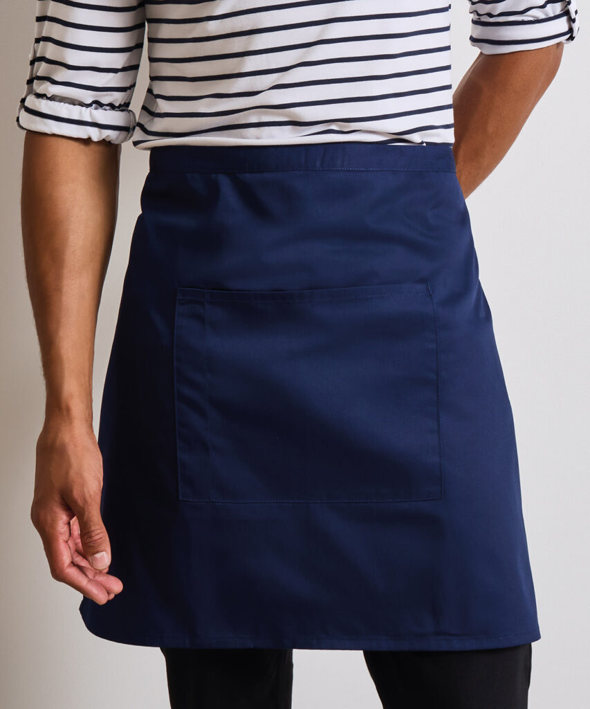 Colours collection mid-length pocket apron