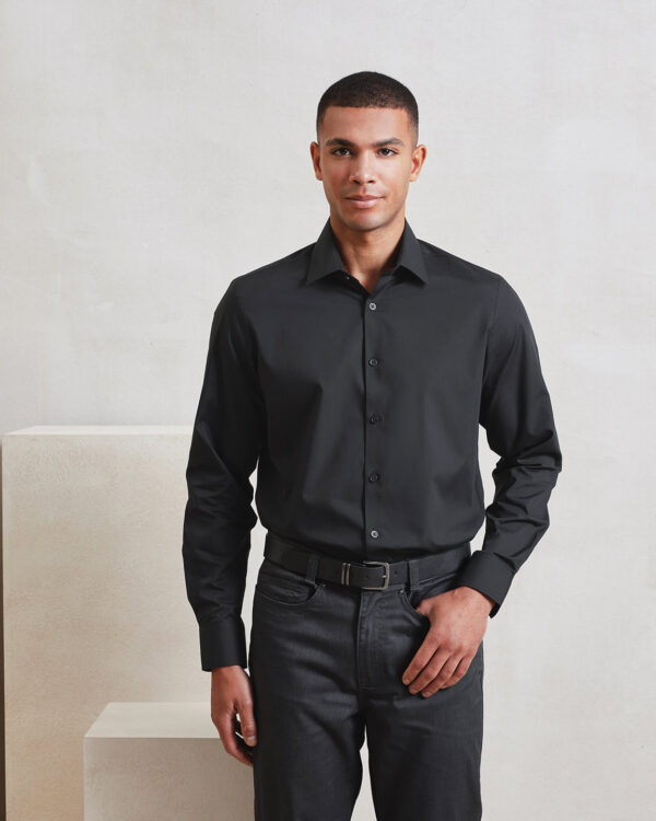 Long sleeve Recyclight poplin shirt