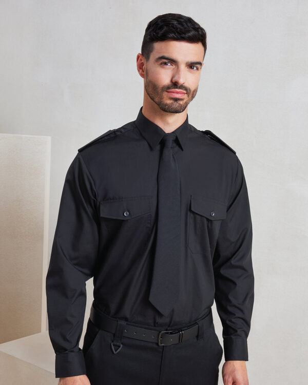 Long sleeve pilot shirt