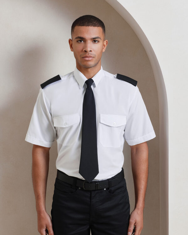 Short sleeve pilot shirt