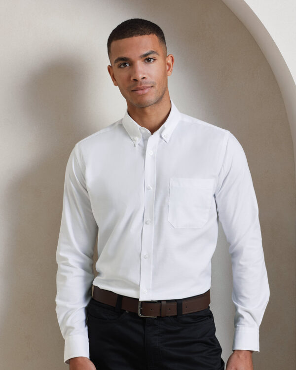 Signature Oxford long sleeve shirt