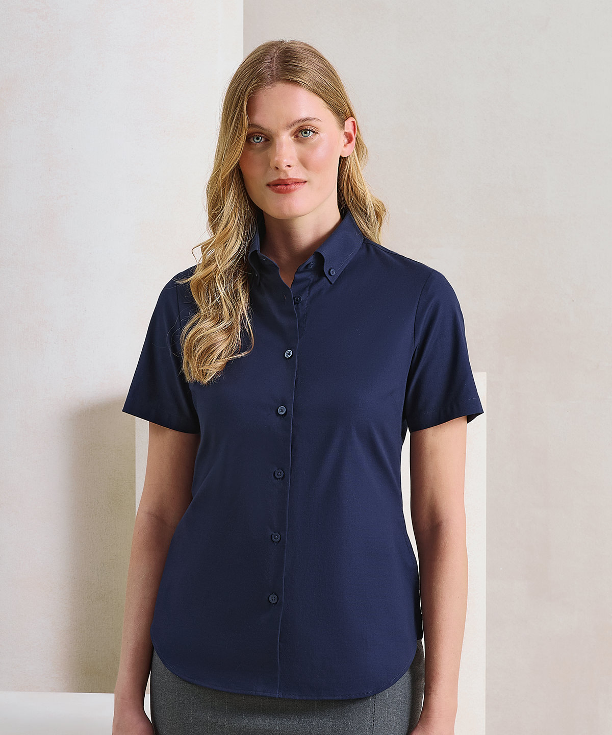 Womens Supreme Oxford short sleeve shirt 1 Womens Supreme Oxford short sleeve shirt