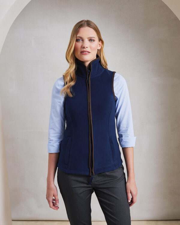 Womens artisan fleece gilet