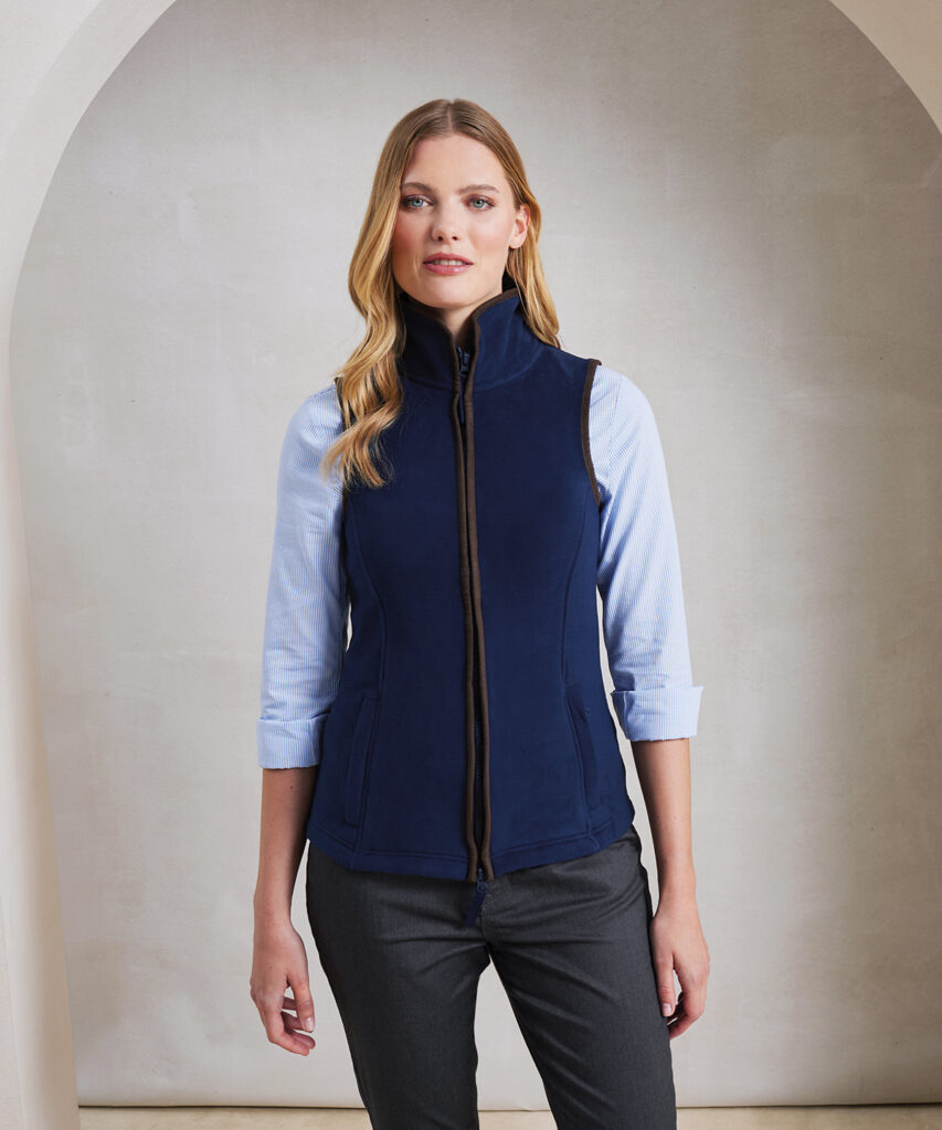 Womens artisan fleece gilet