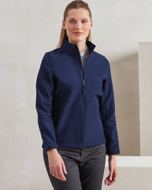 Womens Windchecker® printable and recycled softshell jacket