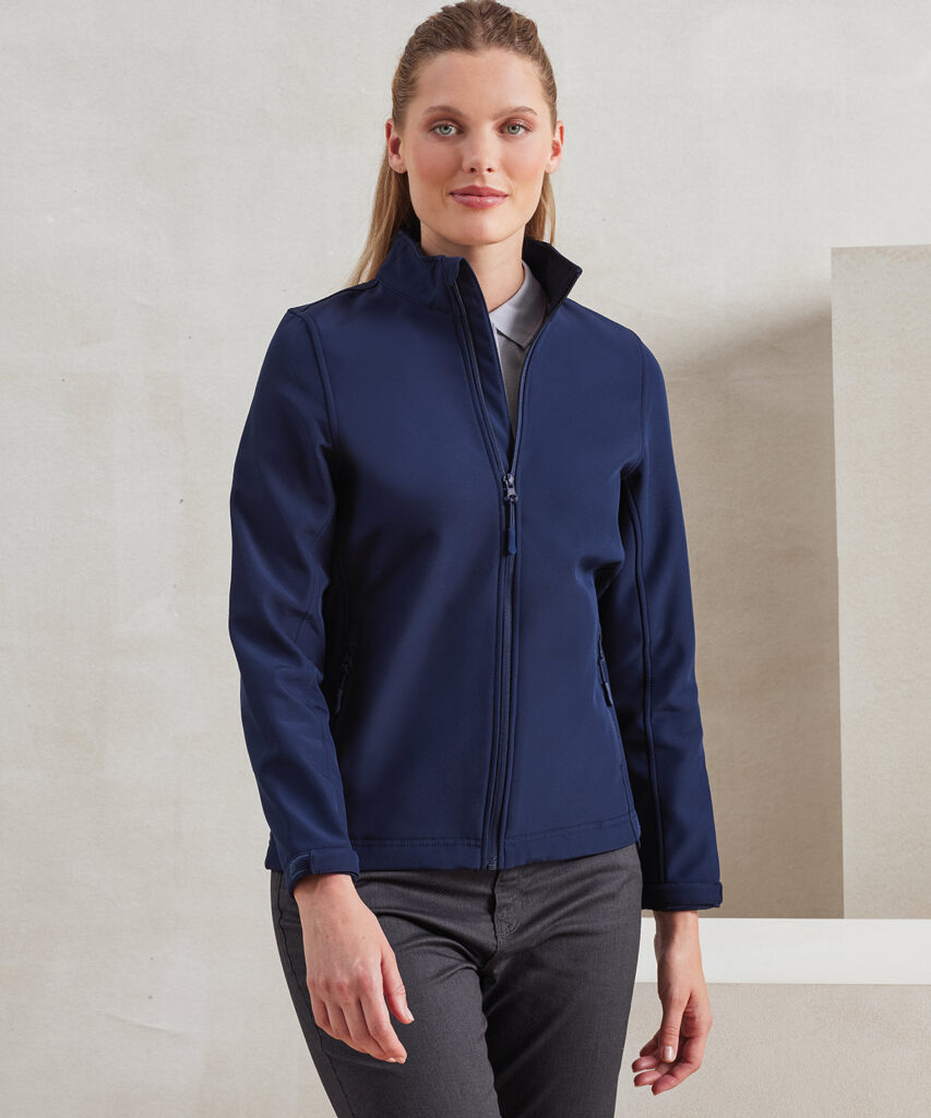 Womens Windchecker® printable and recycled softshell jacket