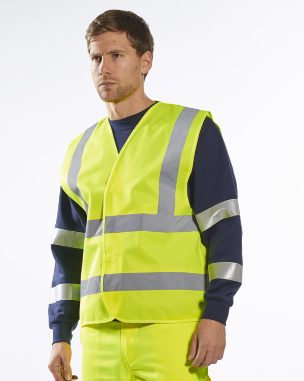 Hi-vis two-band-and-brace vest (C470)