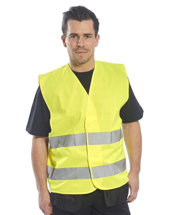 Hi-vis two-band vest (C474)