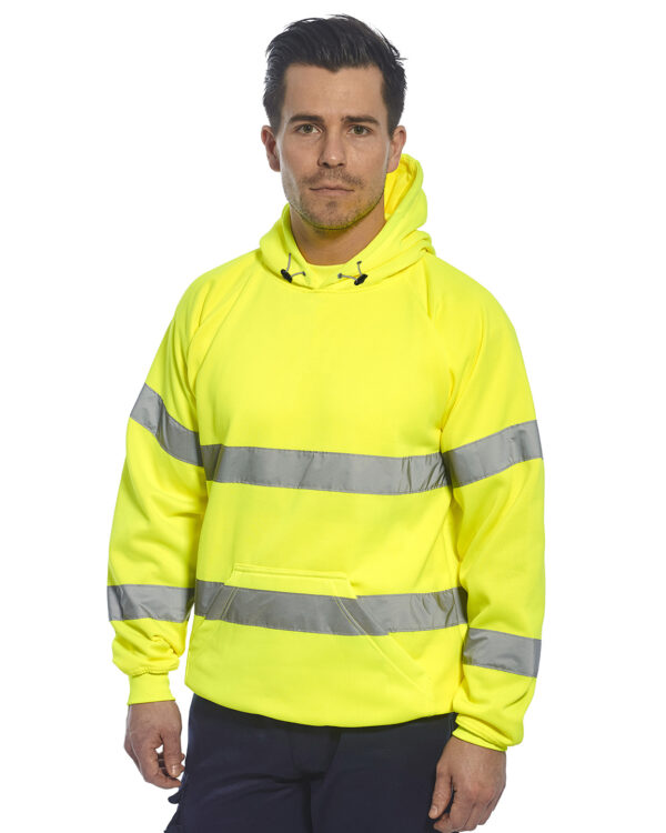 Hi-vis hooded sweatshirt (B304)