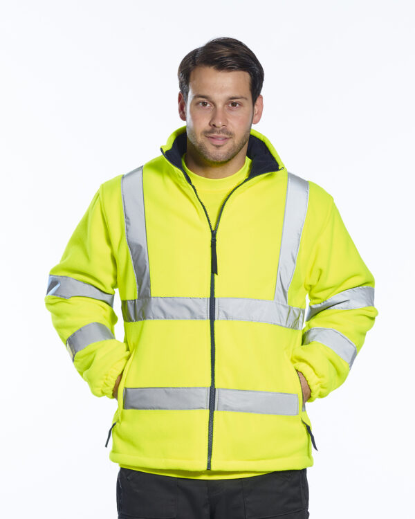 Hi-vis mesh-lined fleece (F300)