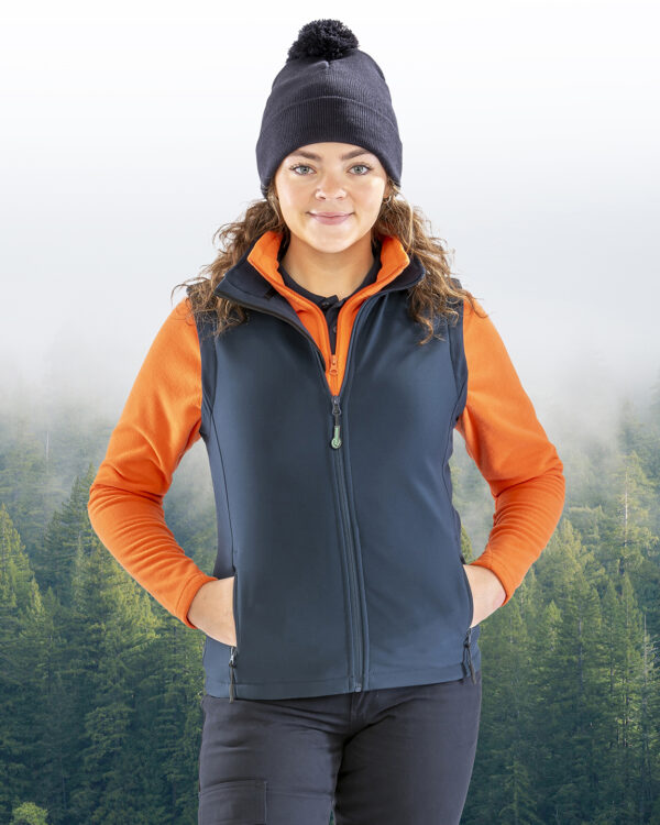 Women's printable softshell bodywarmer