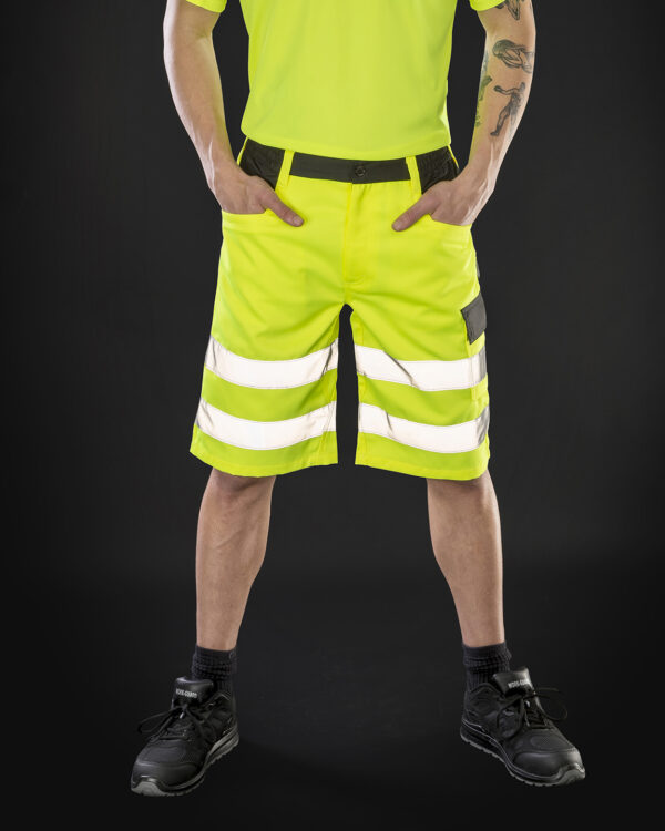 Safety cargo shorts