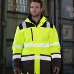 Printable softshell safety coat