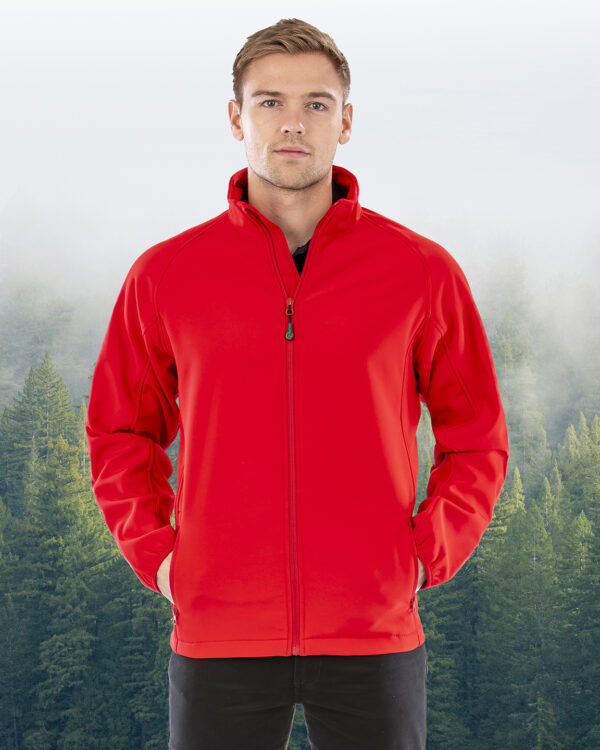 Men's recycled 2-layer printable softshell jacket