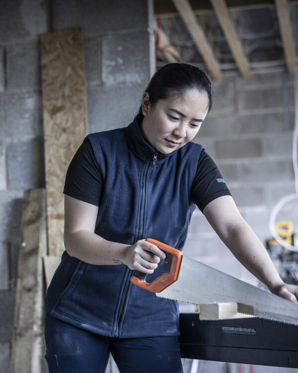 Women's microfleece bodywarmer