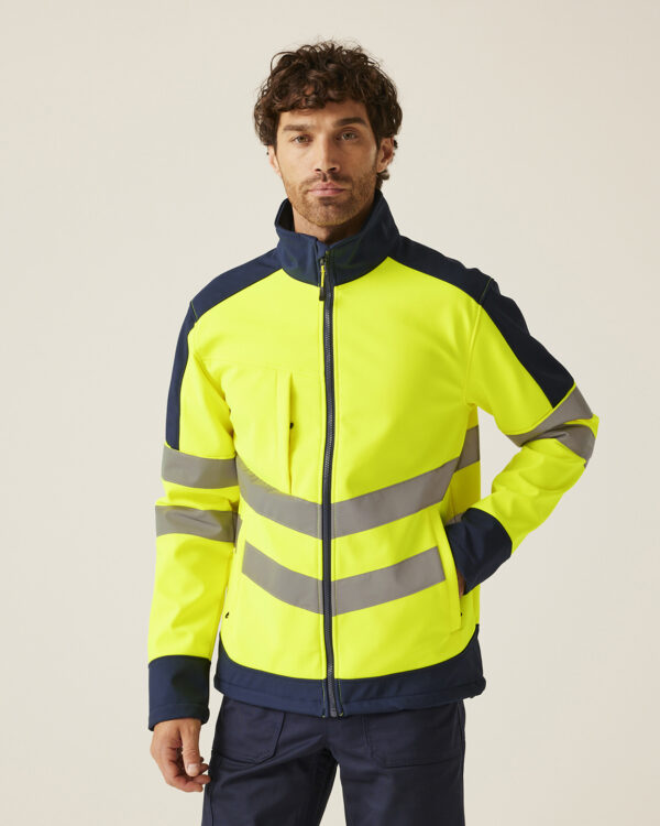 High-vis pro softshell