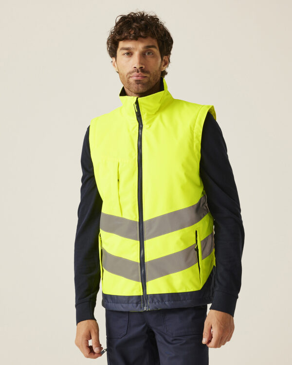 High-vis pro bodywarmer