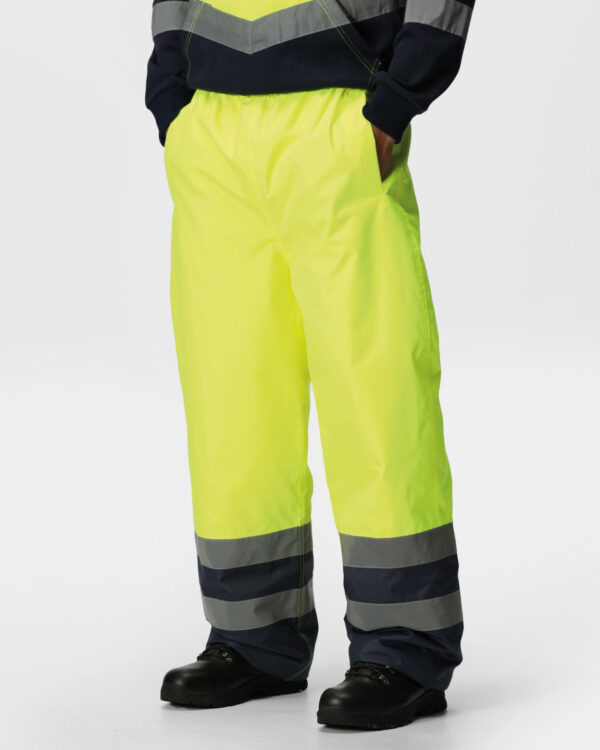 Pro hi-vis insulated overtrousers