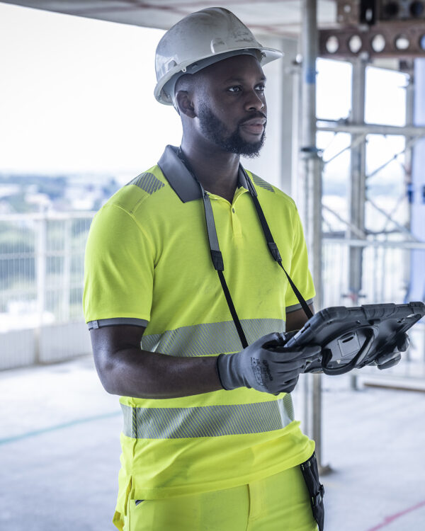 Hi-vis pro comfort polycotton polo