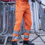 Hi-vis pro contract stretch action trousers