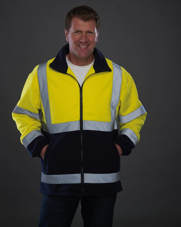 Hi-vis heavyweight fleece jacket (HVK08)