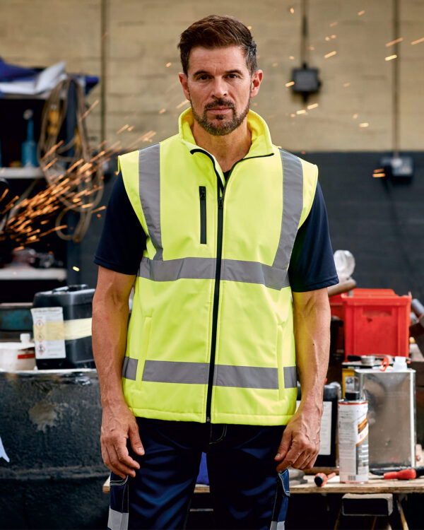 Hi-vis softshell gilet (HV006)