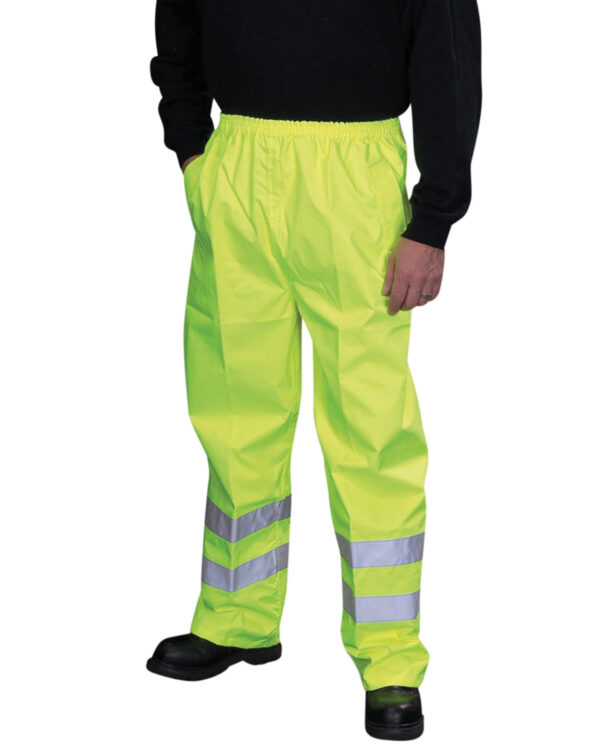 Hi-vis waterproof overtrousers (HVS461)